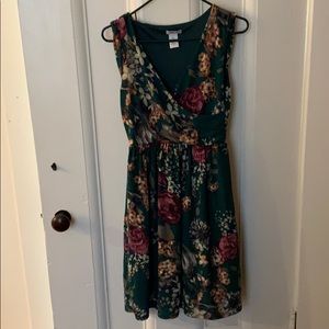 Mod Cloth floral midi dress